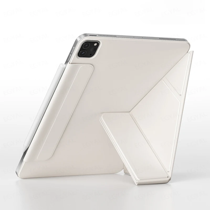 

Magnetic Folio for iPad 2025 Pro 11 M5 Case Air 11 M2 Pro 12.9 13 inch Stand Cover iPad Pro 11 2022 Air 5 4th Generation Clamp