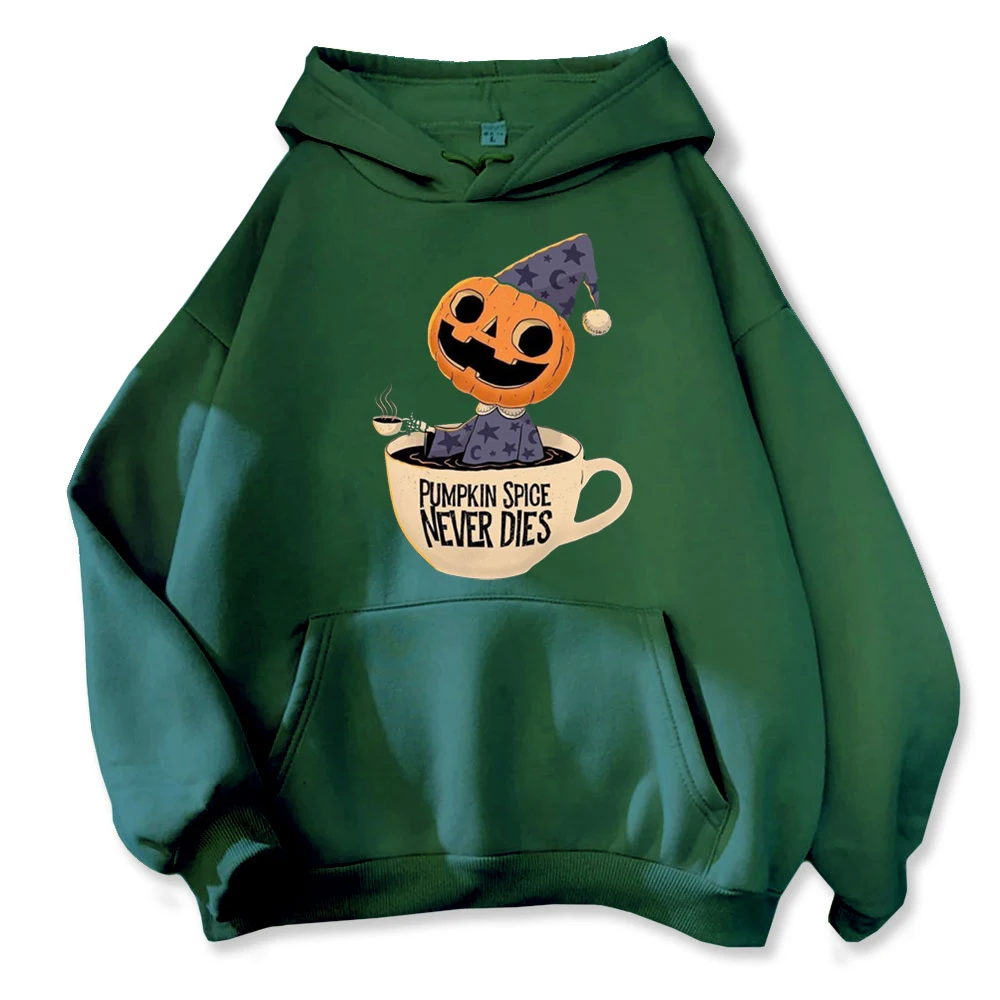 Unique Pumpkin Person Hoodie -  Featuring Festive Pumpkin Character in A Coffee Mug Hoodies Customizable Sweatshirt Funny