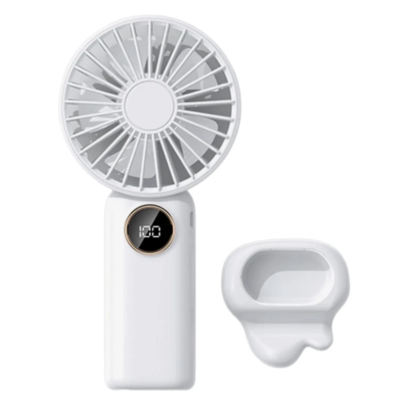 1200mAh Mini Handheld Fan Portable Fan for BBQ Gym Office Room Traveling