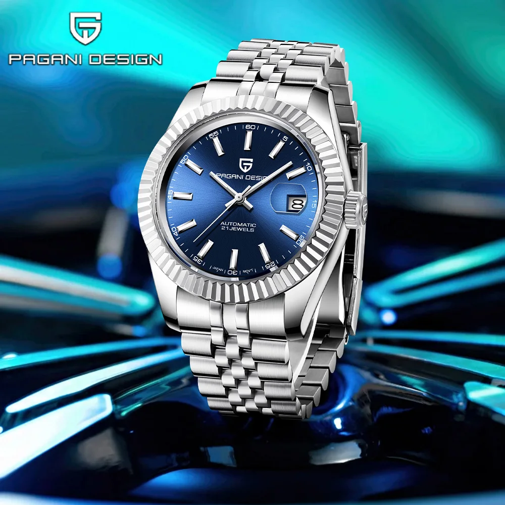 

Часы Pagani Design: роскошные мужские автоматические часы MYT8215, механические часы для мужчин, модный бренд, сапфировые часы для дайвинга, модель 2026 года.