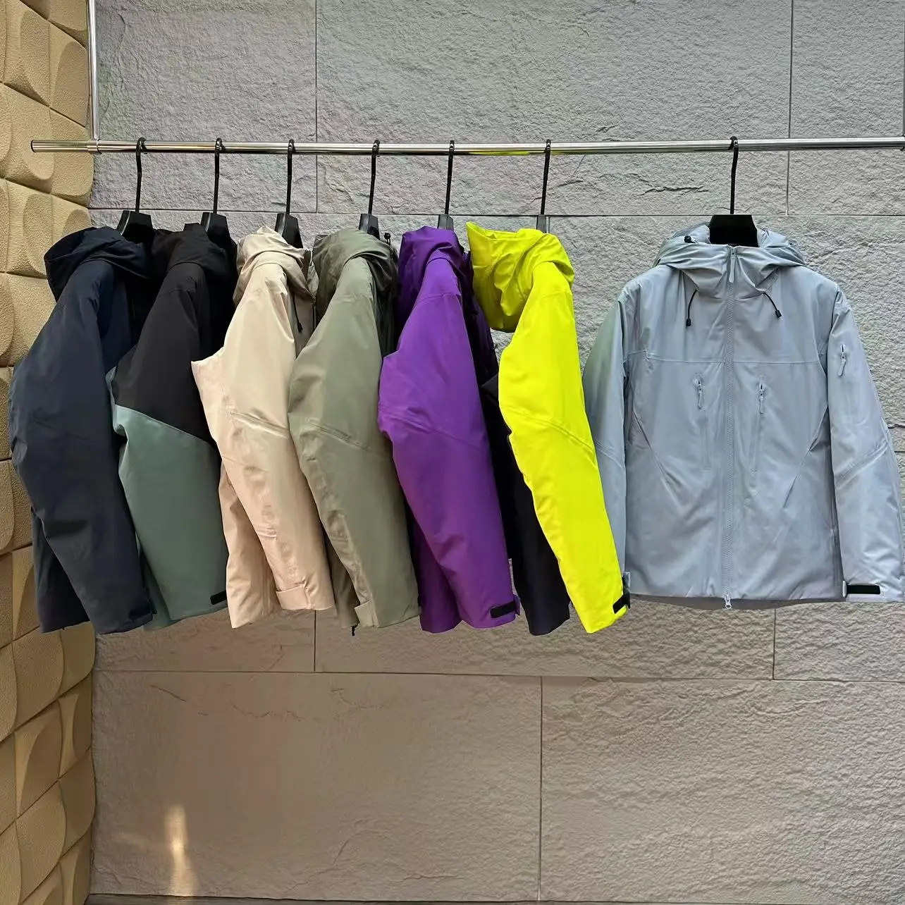 

Мужская уличная куртка Thiened Down Jaet с капюшоном, ветрозащитная, снегозащитная, для поездок на работу, 4 уровня защиты от холода, стандартная длина