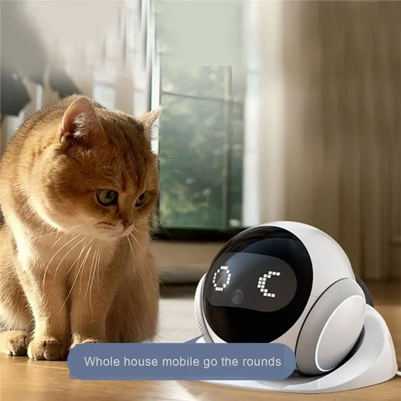 A46U Mobile Surveillance Movable Pet Camera 2 Way Talk Motion Detection Video Recording Indoor Cam Robot For Home Security