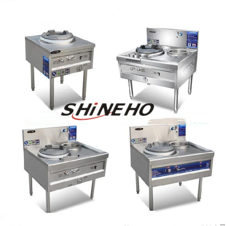 Commercial  Chinese Gas Wok LPG Gas Cooking Range Big Fire Flame burner China Gas Stove