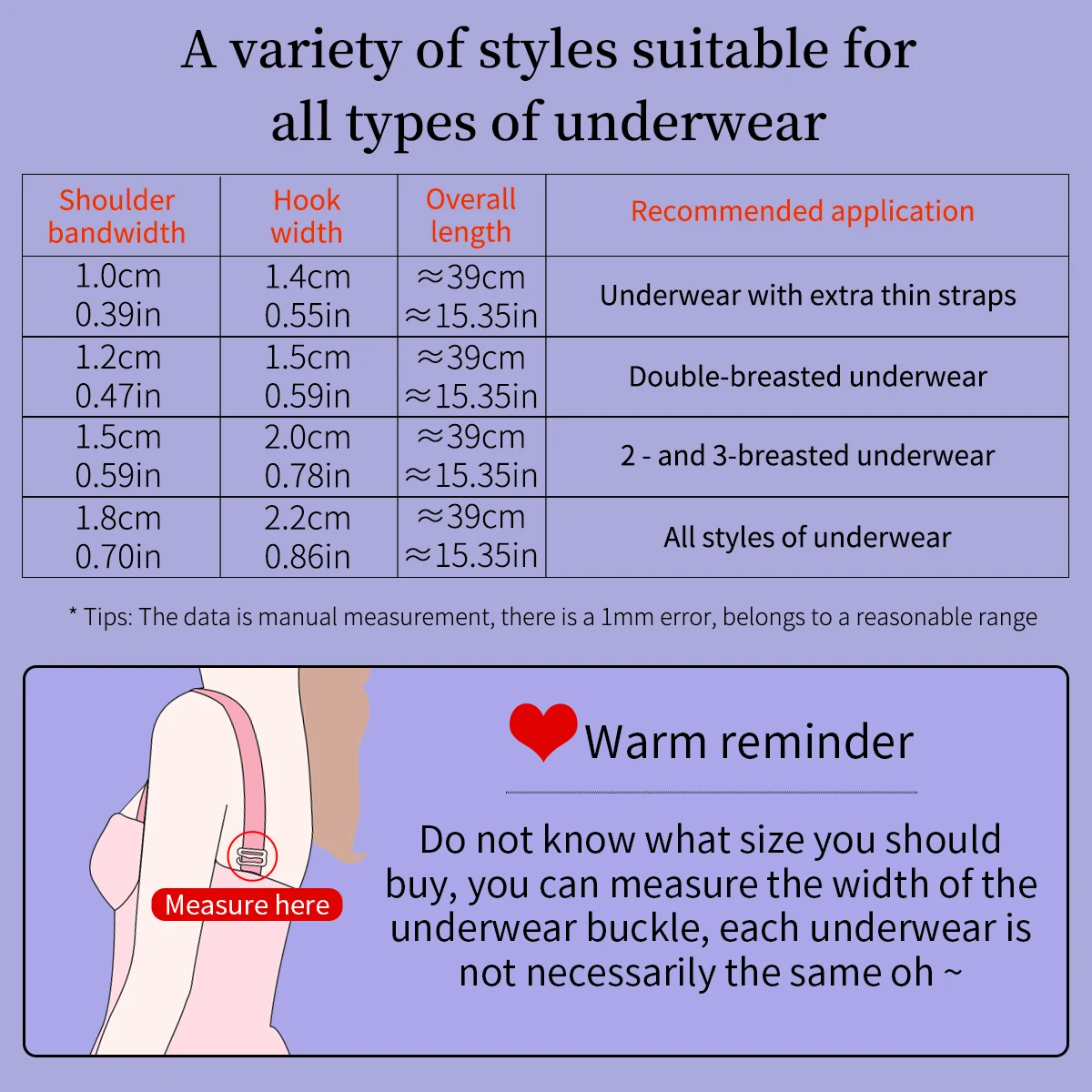 2 Pairs/5 Pairs Invisible Seamless Transparent Bra Straps - Thin and Non-Slip Straps for Lingerie and Lingerie Accessories, No S image 6