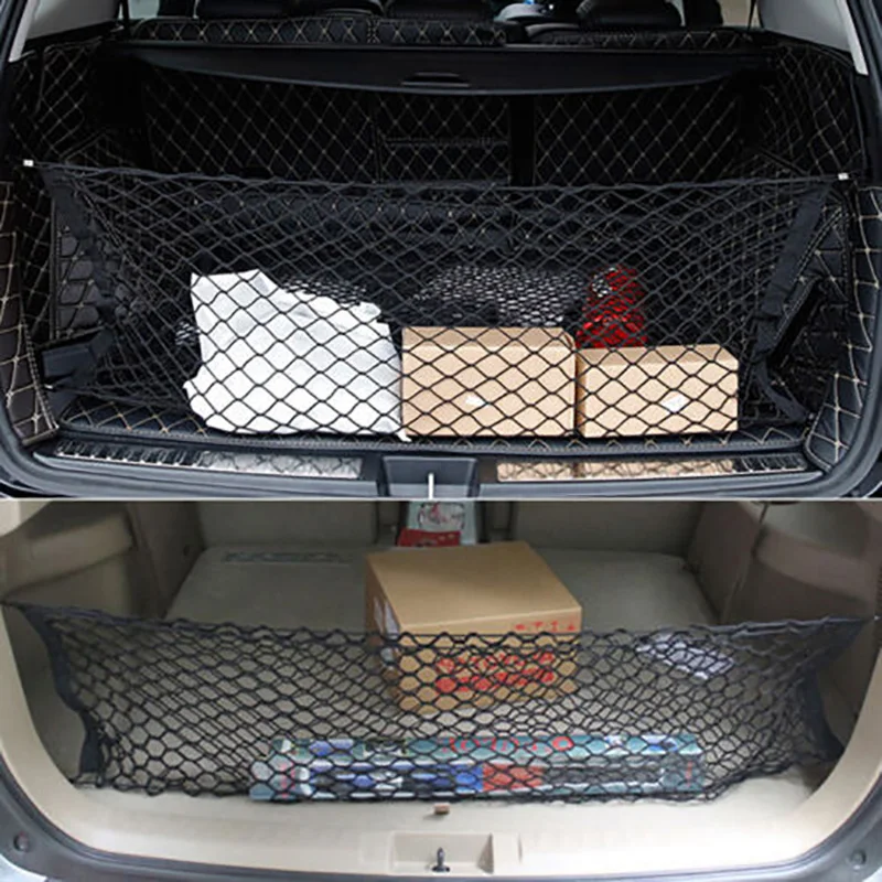 For Kia Niro 2016-2025 Cargo Net Trunk Organizer, Elastic Mesh Storage Net Car Accessories Storage Belt Hook