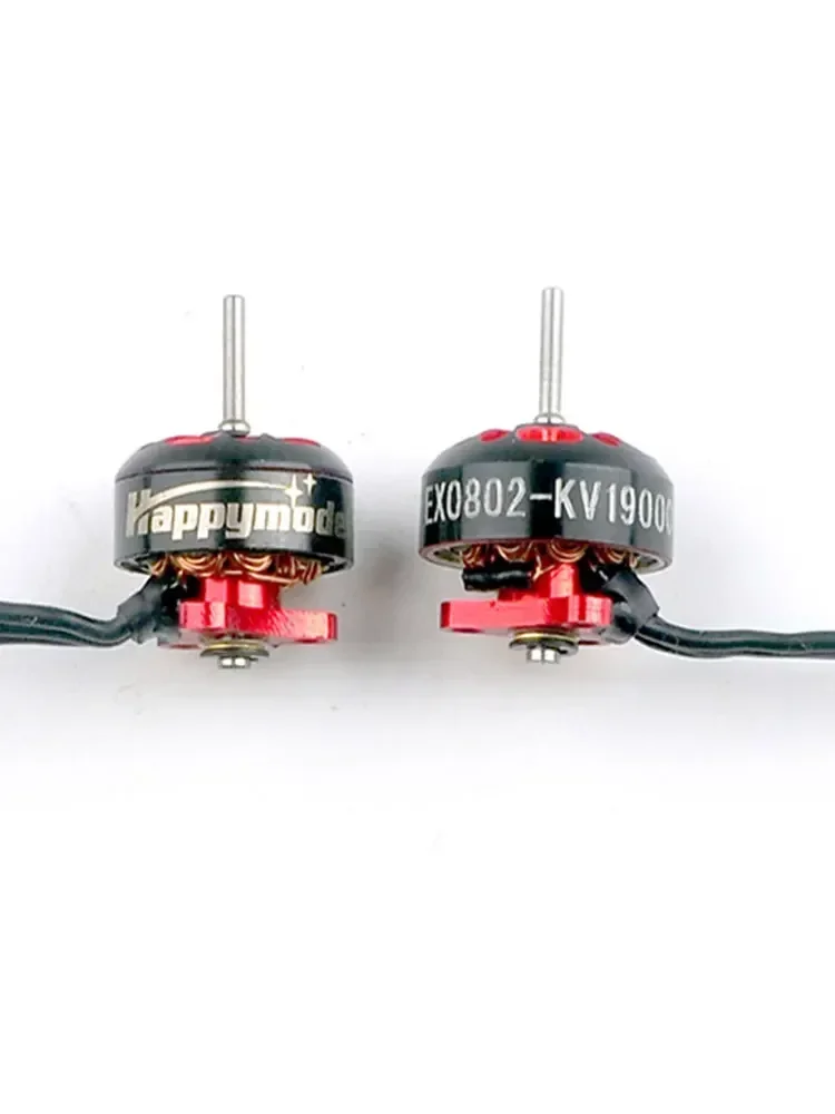 Happymodel New EX0802 14000KV/19000KV/25000KV 1-2S Mini Brushless Motor for RC FPV Racing, Freestyle, Mobula6 HD, Tinywhoop
