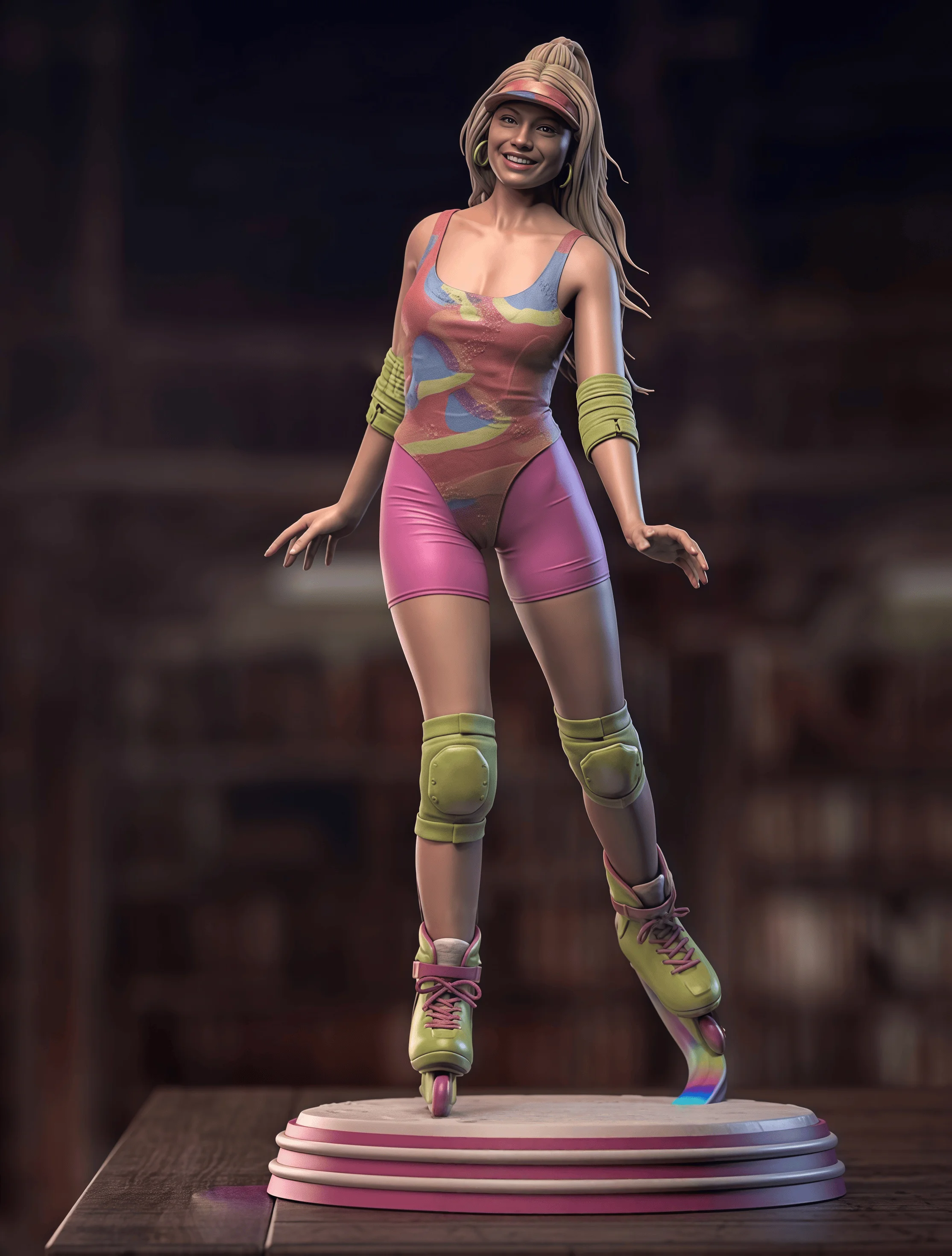 

1: 18 Casting Resin Model Assembly Kit, GK， Resin Beautiful Girl Model, Unpainted