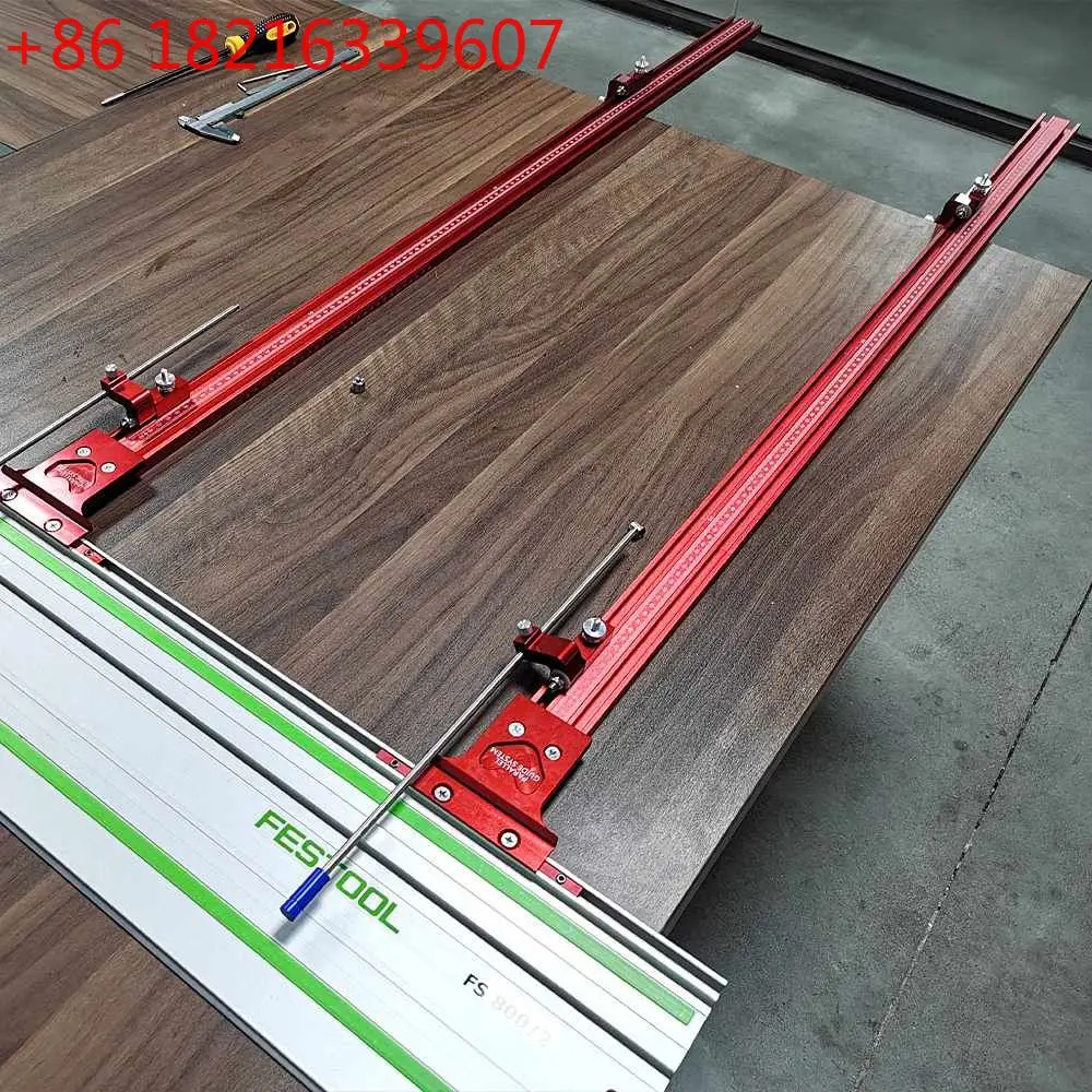 TAO Aluminum Alloy Parallel Guide System for Repeatable Cuts for Track Saw Rail Fit for and Festool Woodworking Tool