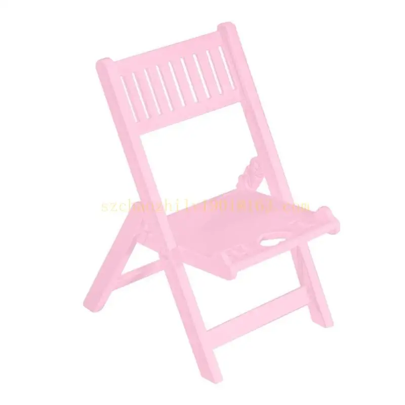 62ka Симпатичный и регулируемый мини -стул подставка для телефона.