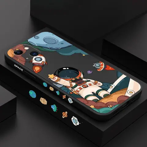 Hey Astronaut Handyhülle für iPhone 17 16 15 14 13 12 11 Pro Max Mini X XR XS MAX Plus Cover