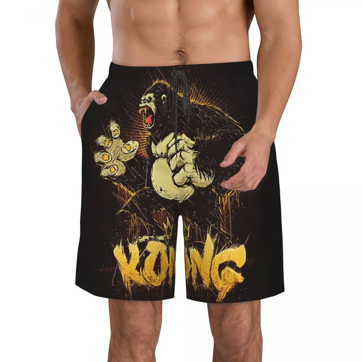 

Кинг-Конг плавки пляжные шорты повседневные быстросохнущие летние мужские брюки для плавания