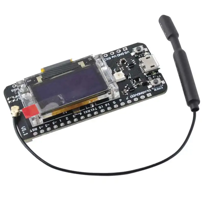 LoRa GPS Module LoRaWAN 868 915mHz Development Board CP2102 ASR6052 Chip HTCC-AB02S with 0.96 inch OLED Display for Intelligent