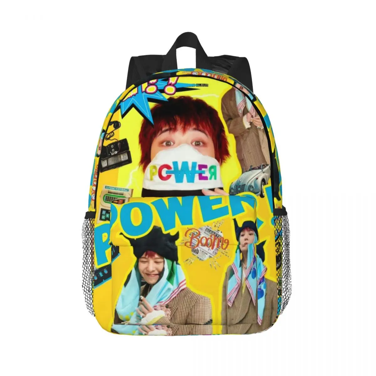 

G-G-DRAGON-Bigband New Fashionable Pattern School Bag Print Lightweight Backpack 15inch
