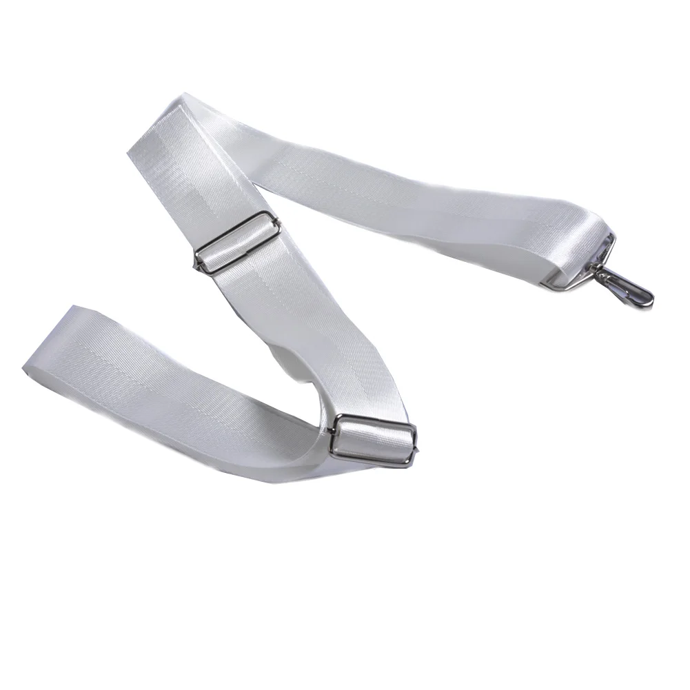 Tennis Net Center Strap Court Equipment Easy to Install Adjustable Net Webbing White For Tennis Nets