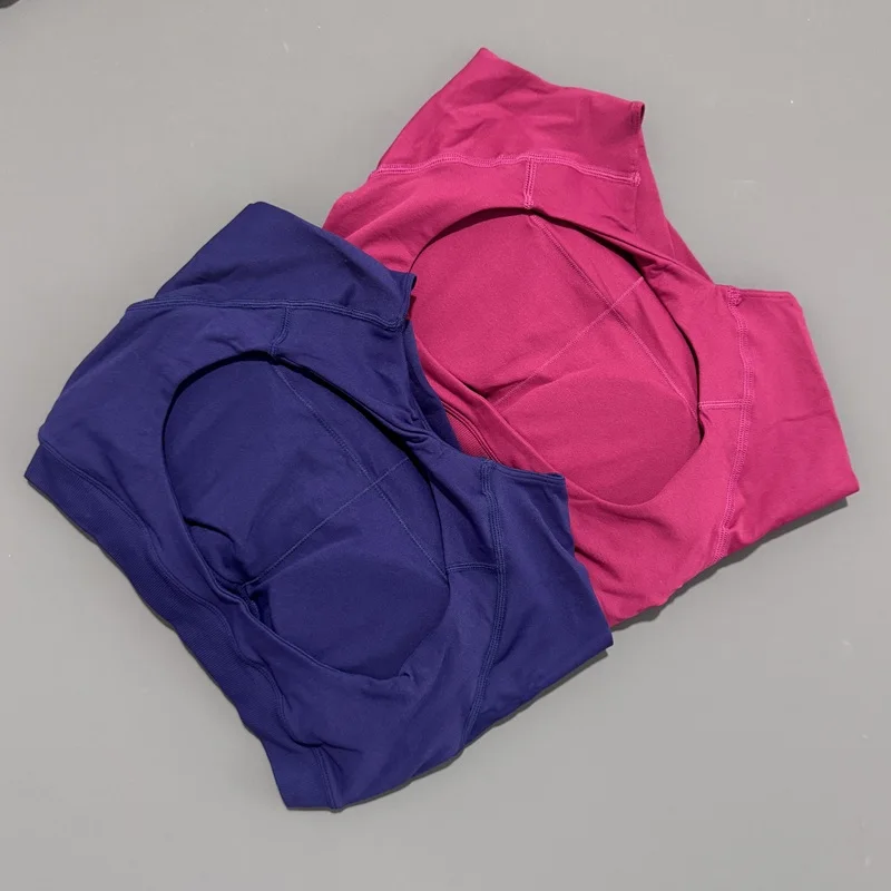 سترة علوية قصيرة الأكمام للنساء من Histello بدون خياطة لممارسة اليوجا، ملابس قصيرة مكشوفة السرة، ملابس رياضية للتدريب في صالة الألعاب الرياضية #5