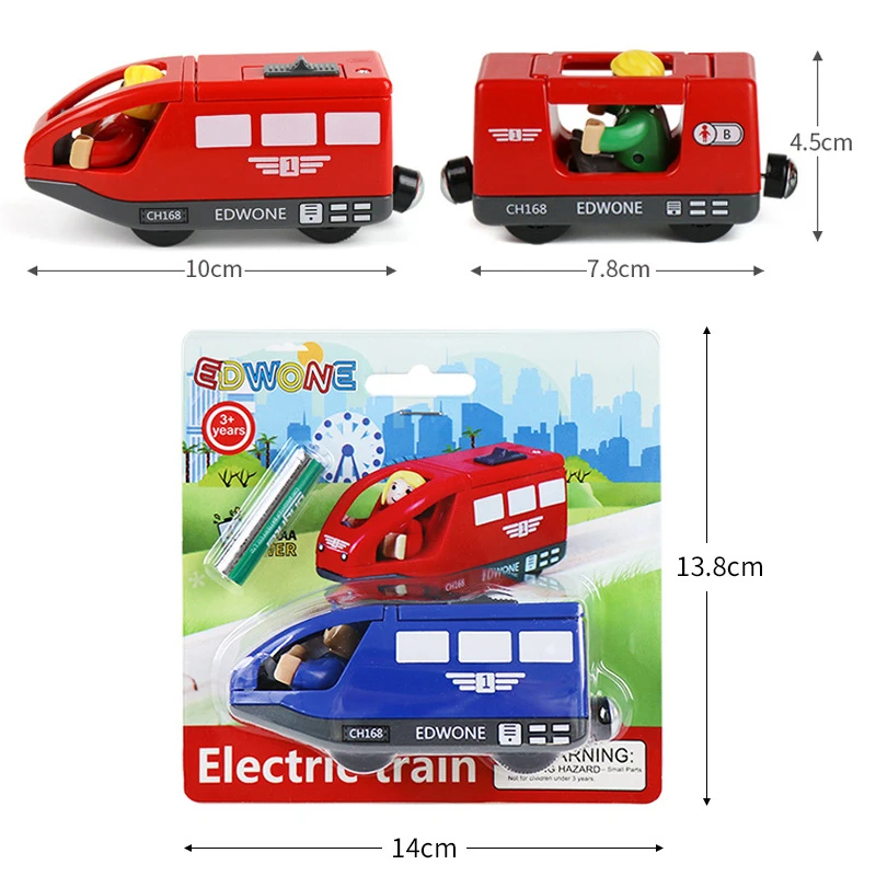 รถไฟไม้ของเล่นรถไฟฟ้ารางแม่เหล็กสำหรับเด็กเหมาะกับรถไฟทุกยี่ห้อ