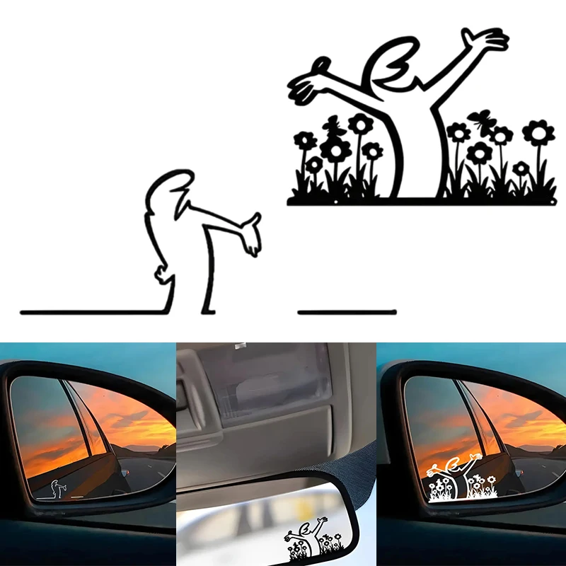 ملصقات فنية بسيطة من La Linea - شارات فينيل ذاتية اللصق لزجاجات المياه وأجهزة الكمبيوتر المحمولة والثلاجات والسيارات والأسطح الزجاجية