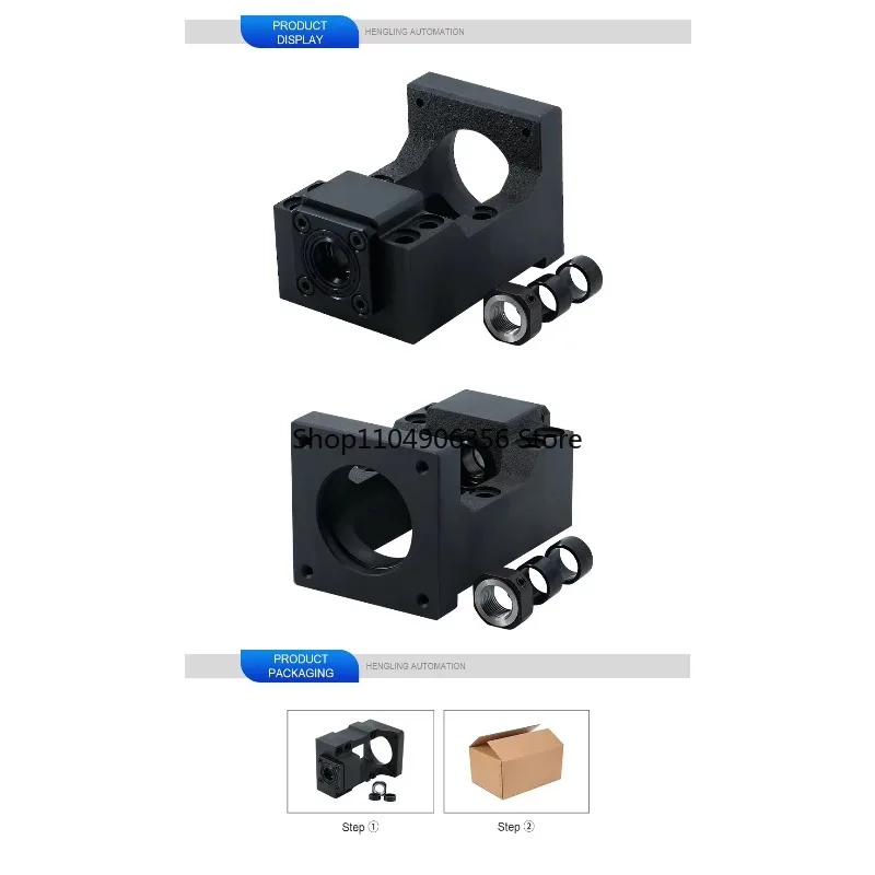 

Интегрированный блок HM15-80 HM15-86 C7 C5 для подключения шарико-винтовых пар к серводвигателям 80ST или шаговым двигателям Nema 34