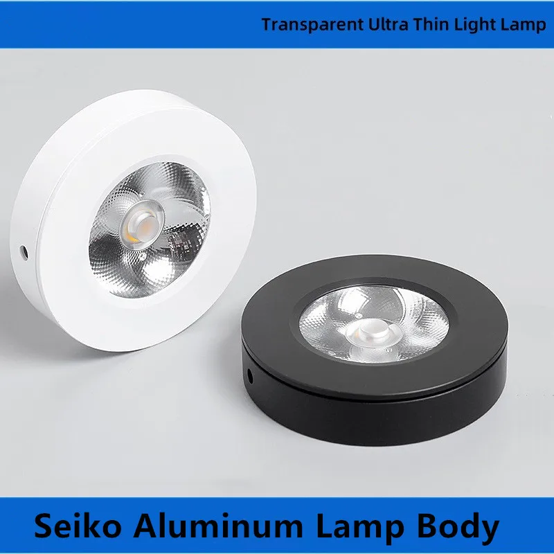 Surface Mount 10W COB LED Downlight Ceiling Ultra-Thin Cob Led Spotlight 220V Indoor Cabinet Slim Lamp Display