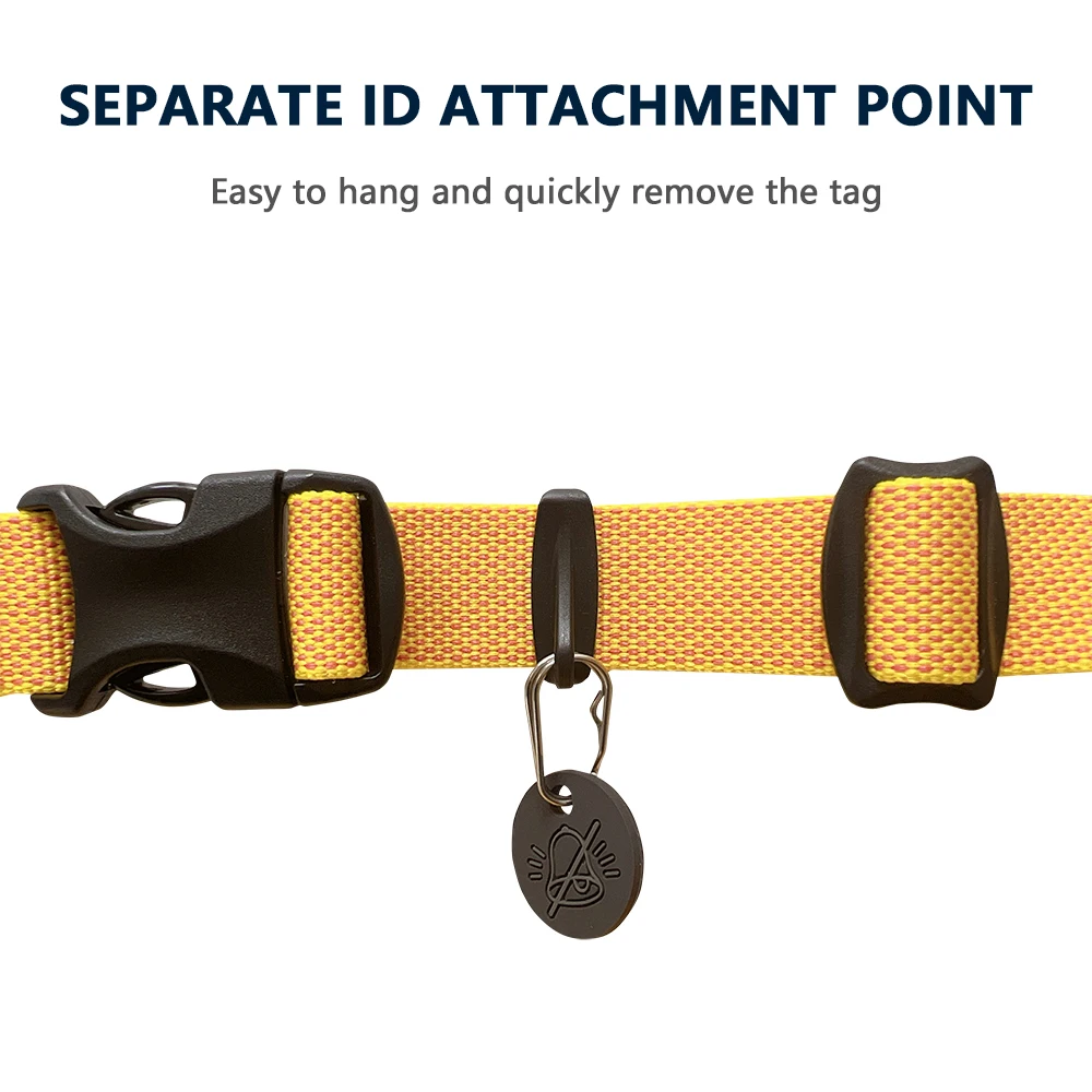 Ultralight Dog Collar Ultra Soft Basic Collar for dogs Small Midium Big Dogs Collar Leash Quick Dry Pet Products Yellow