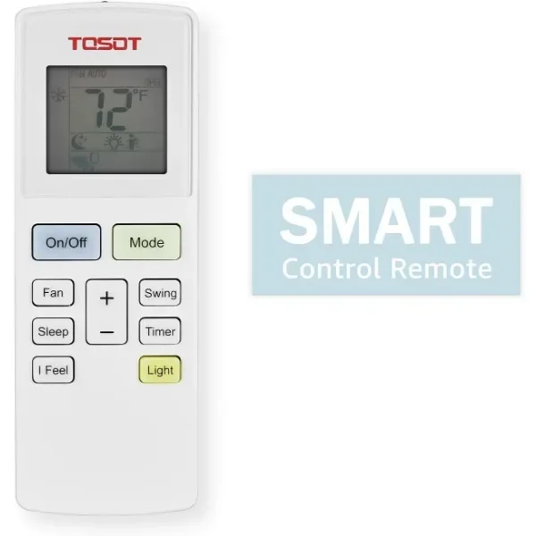 TOSOT-aire acondicionado de ventana 10.000 BTU, Energy Star, diseño moderno, con sensor remoto de temperatura, para dormitorio