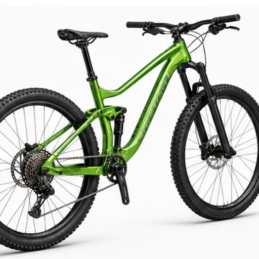 Aluminum Alloy 26/27.5 Inch Full Suspension Soft Tail Mountain Bike for Men Shock Absorbing Off Road Cycling Lux-12-HD-MagicGree