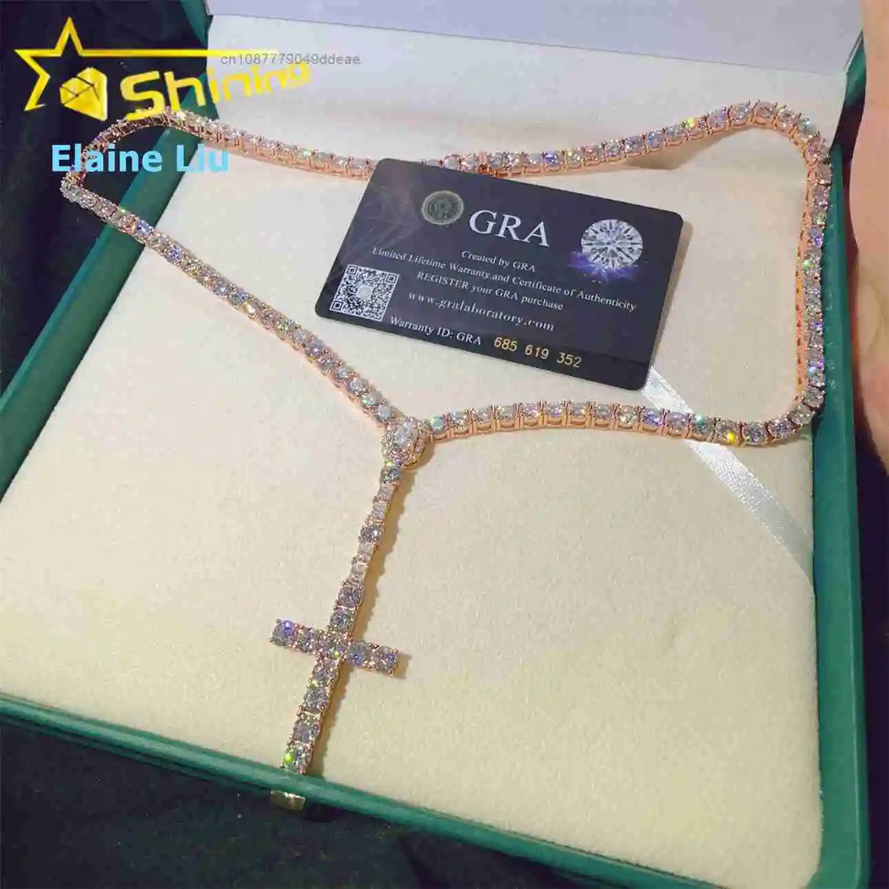 S925 Necklace Moiss… - image