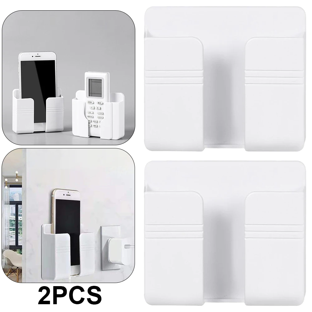 

Настенный органайзер для зарядки мобильных телефонов, 2 шт., подставка-держатель (белый)