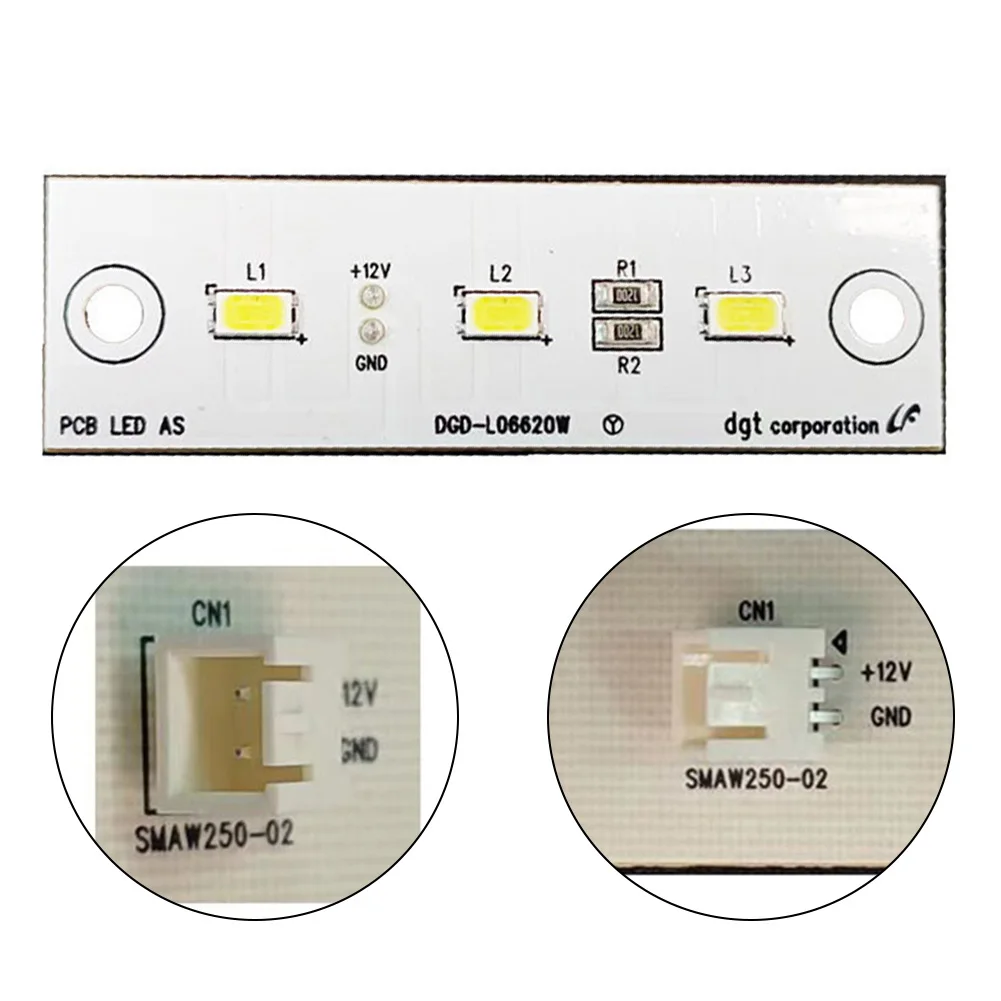 شريط إضاءة LED لـ FGK48DGD LD6620W للثلاجة، إضاءة معززة وجزء بديل صديق للميزانية