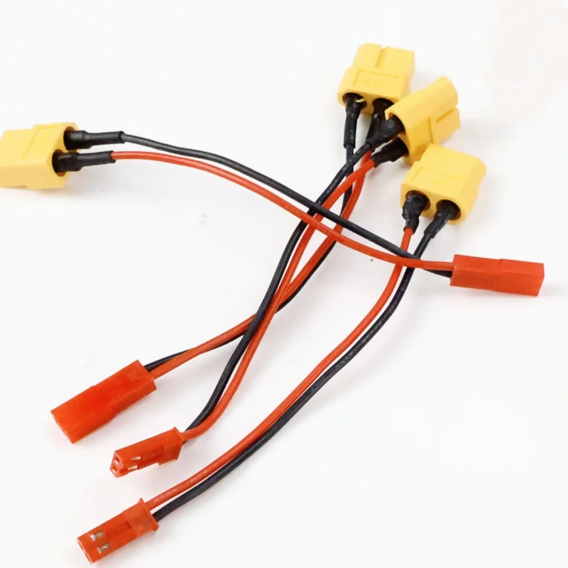 2/5 Stuks 10 Cm Rc Batterij Adapter Kabel XT60 Naar Jst Mannelijke/Vrouwelijke Connector 22AWG Siliconen Draad voor Fpv Drone Vliegtuig Auto Onderdelen
