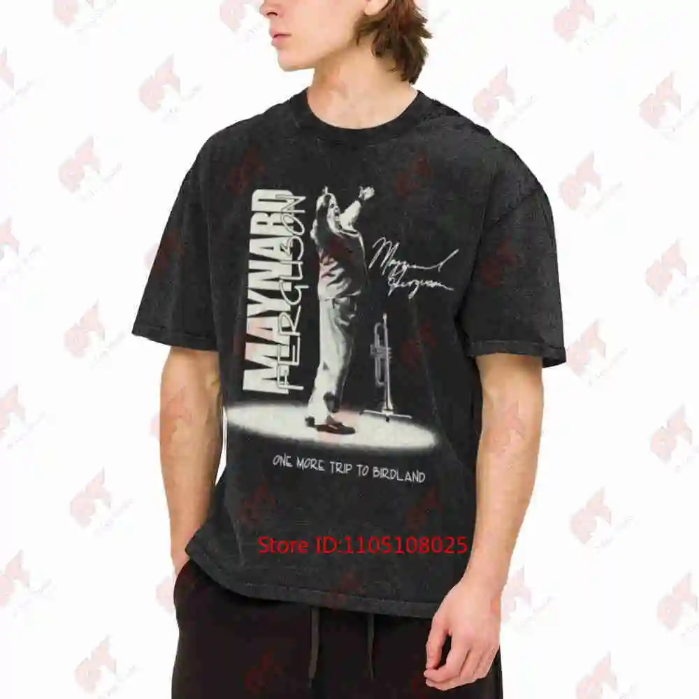 1977 Maynard Ferguson Tour Vintage Washed Tee Pure Cotton T-Shirt