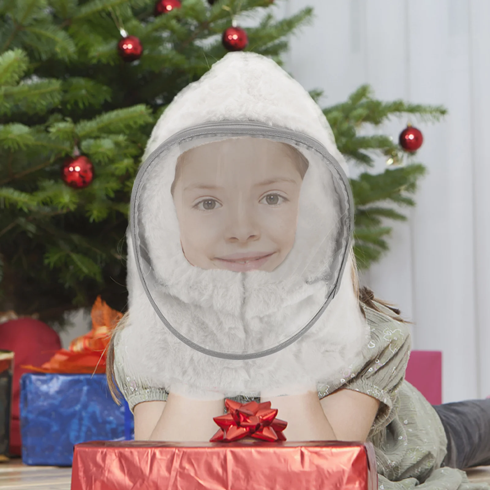 

Kids Winter Hat Warm Windproof Scarf Hood For Children Ear Protection Ski Mask Outdoor Snow Play Cap Toddler Beanie