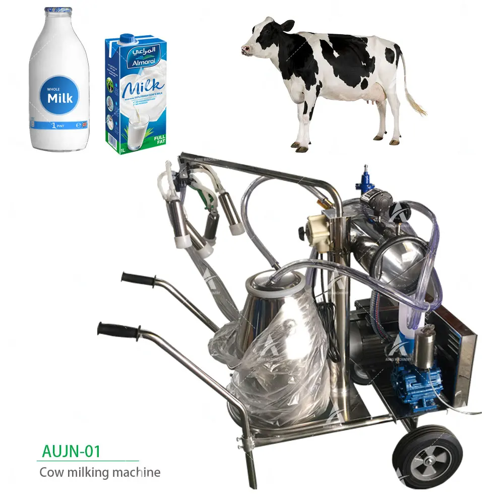 Electric motor drive cow milking machine vacuum pump milking tool goat cow milk machine