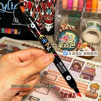 Professional Art Use 48-Color Acrylic Paint Markers, Dual-Tip Fine and Brush Tip Pens, Suitable for Stone, Wood, Calligraphy 6