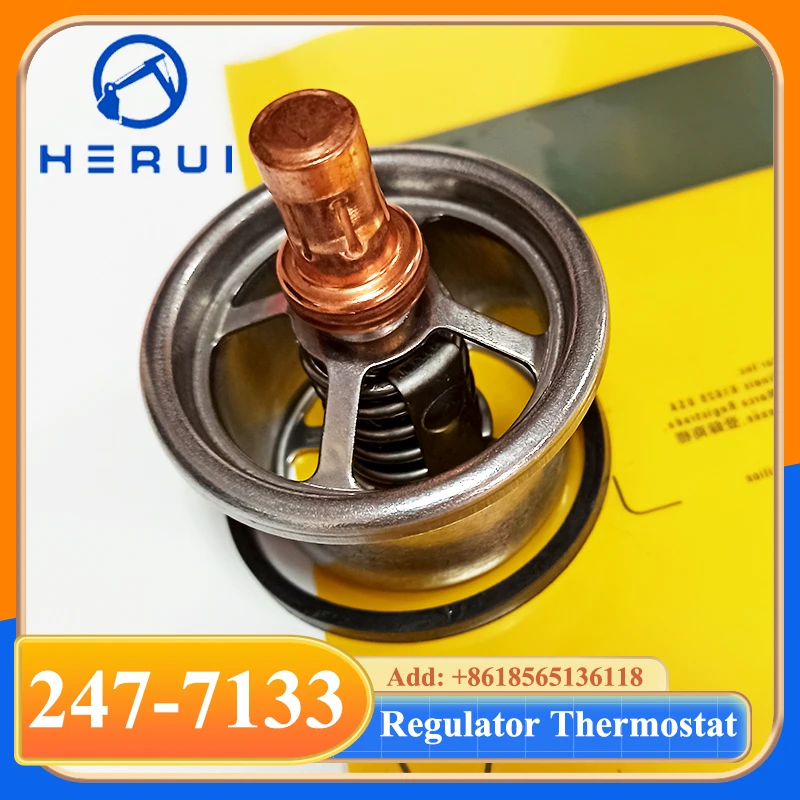 Water Temperature Regulator Thermostat 248-5513 247-7133 2477133 2485513 for E345D E349D C13