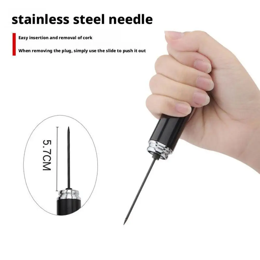 Wine Bottle Opener Portable Corkscrew Stainless Steel Pin Cork Remover Air Pressure Opener for Kitchen Bar And Party Tools view 4
