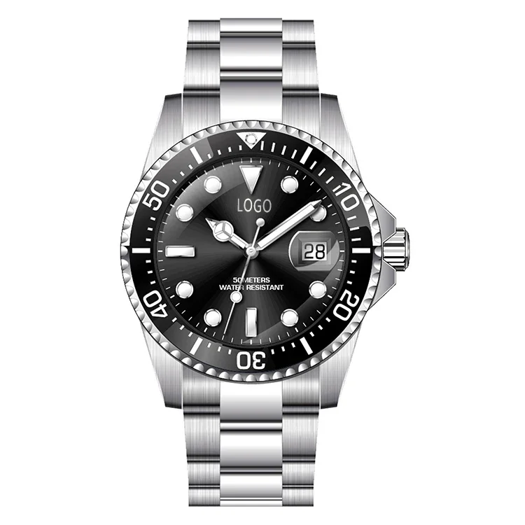 316L Stainless Steel Watch For Men OEM Luxury Watch Brand Mechanical Movement Custom Logo Watch