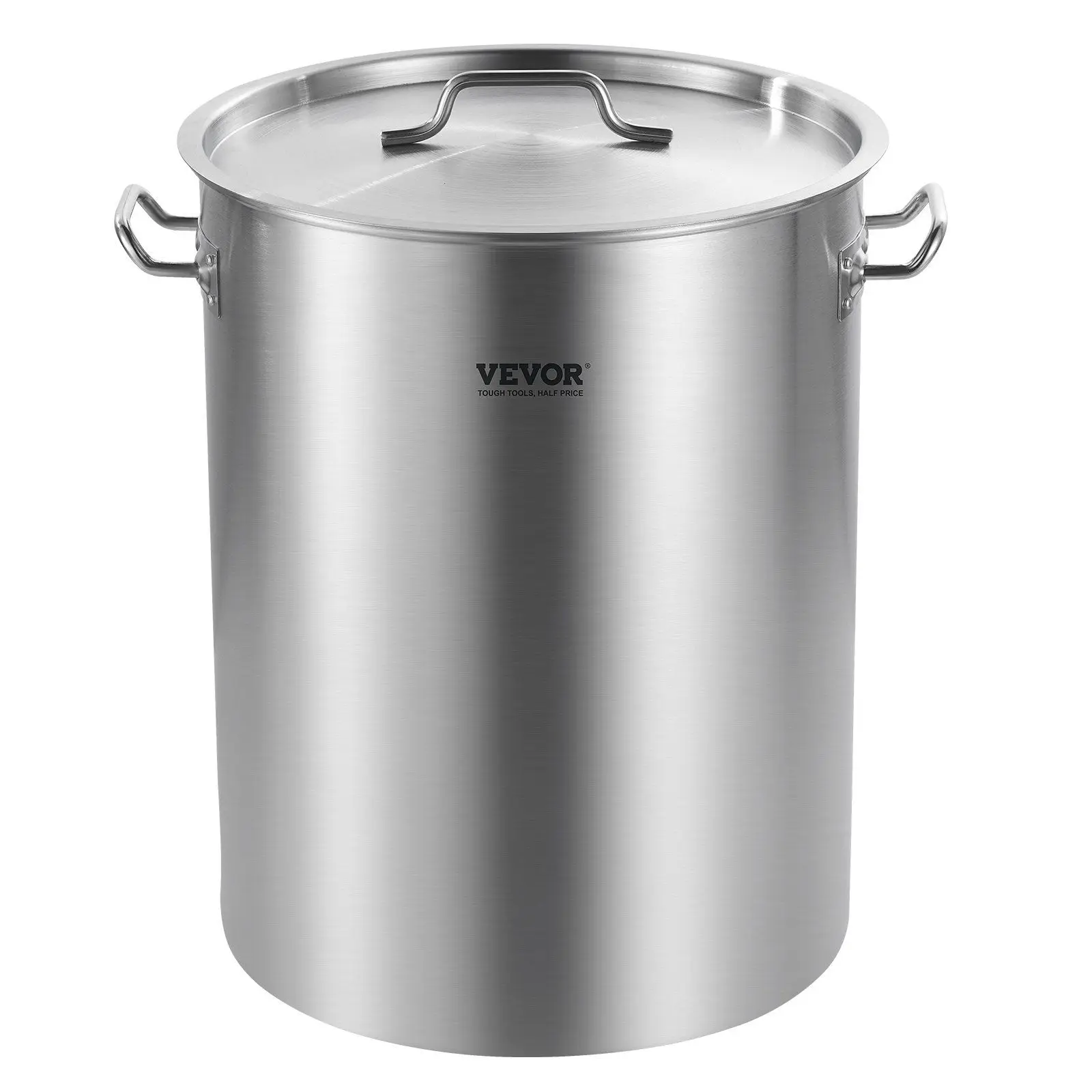 

36QT Stainless Steel Stockpot Cooking Kitchen Sauce Pot with Basket Lid Handle