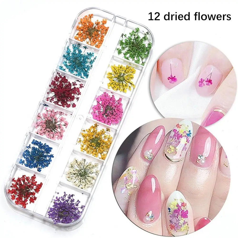 Wyjątkowa materiały do paznokci wysokiej jakości ozdoba do paznokci piękna wykwintna naklejka do paznokci Salon paznokci jakości Manicure suszone kwiaty
