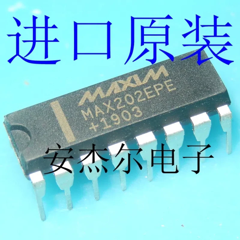 20PCS/Imported New MAX202EPE RS-232 Transceiver Plug in DIP-16 in Stock