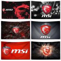 3x5 Ft Gaming Series Flag Polyester Digital Printing Banner Msi for Garage Wall Art Out Door Decoration With Brass Grommets