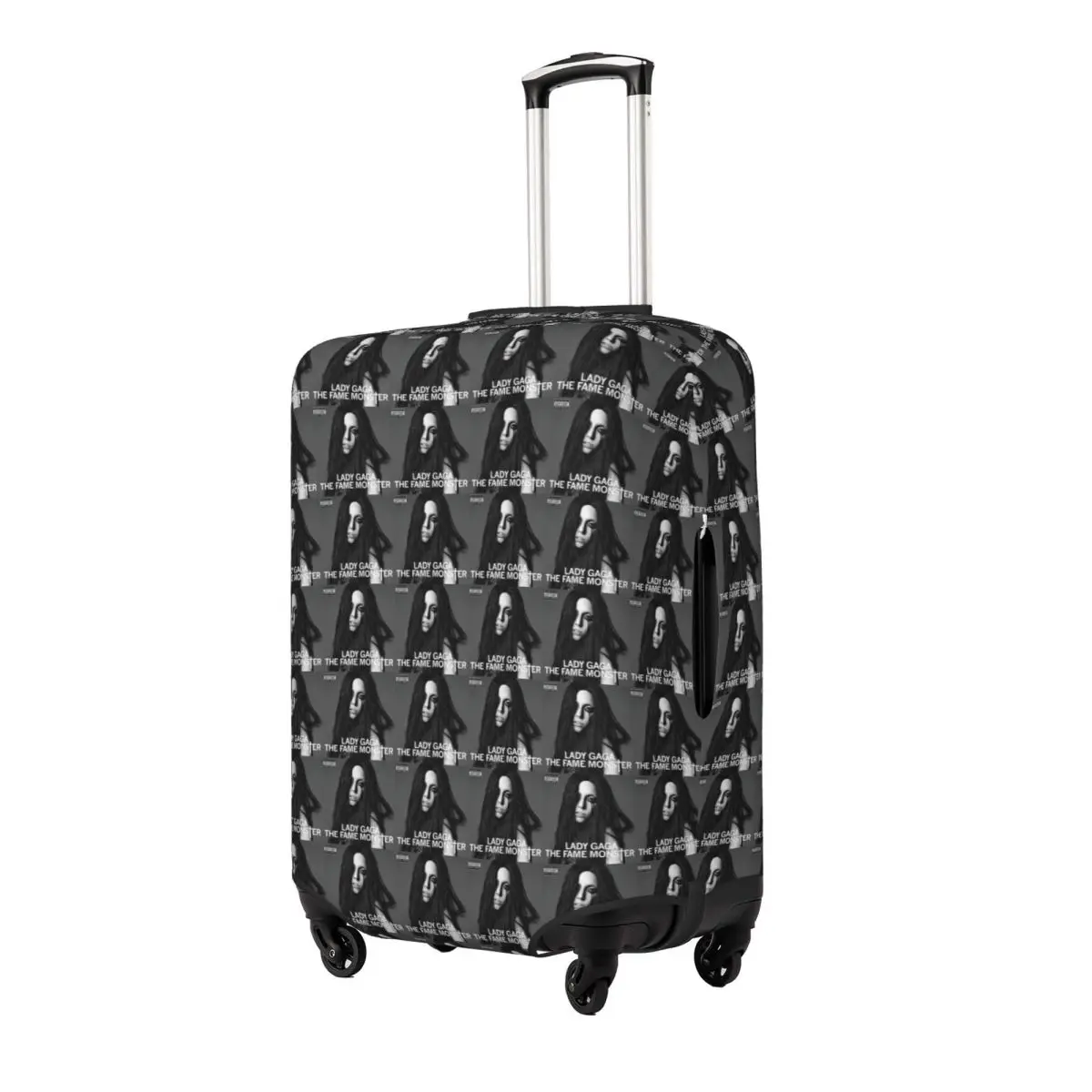 

Lady Gaga,The Fame Monster Suitcase Cover Protection Elastic Travel Luggage Protector Covers for 18-32 Inch