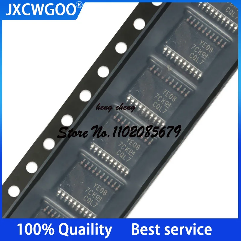 10PCS 100%New Original  TXB0108PWR marking:YE08 TSSOP-20 8-bit bidirectional voltage level converter chip