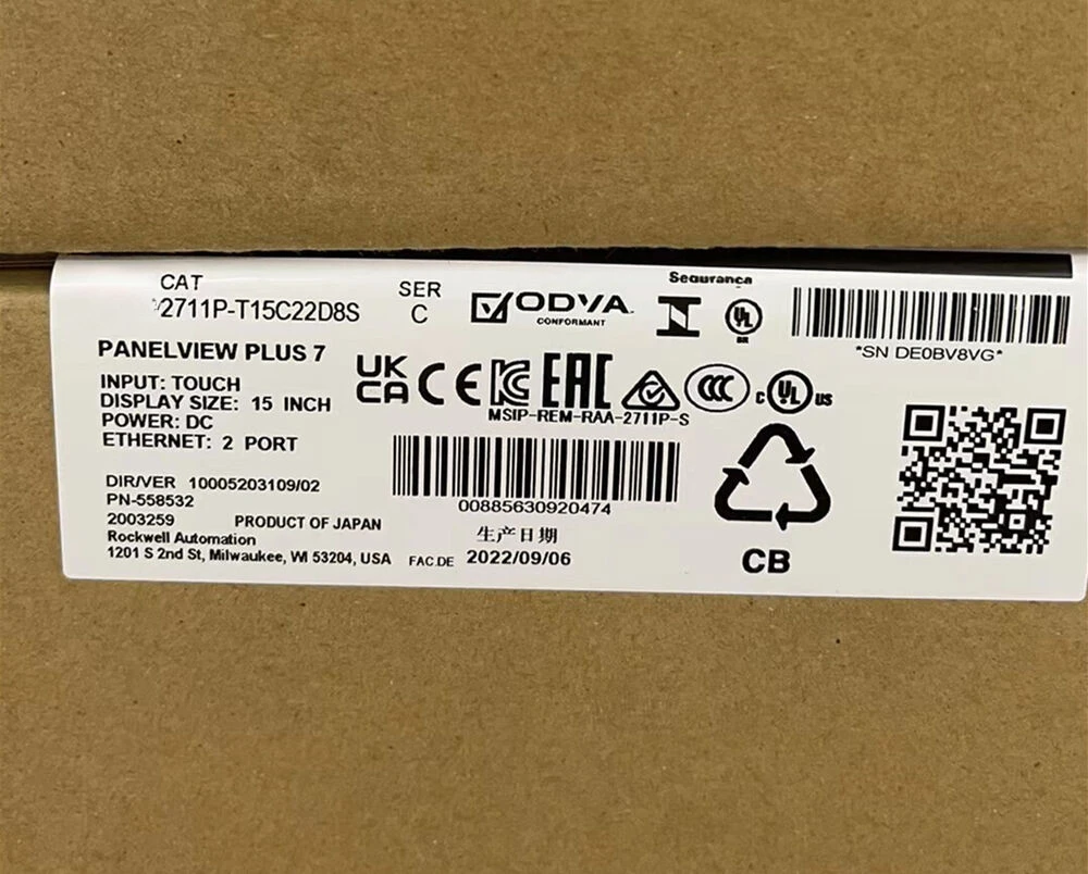 Neue 2711P-T15C22D8S HMI Panelview Plus 7 Touchscreen AB -