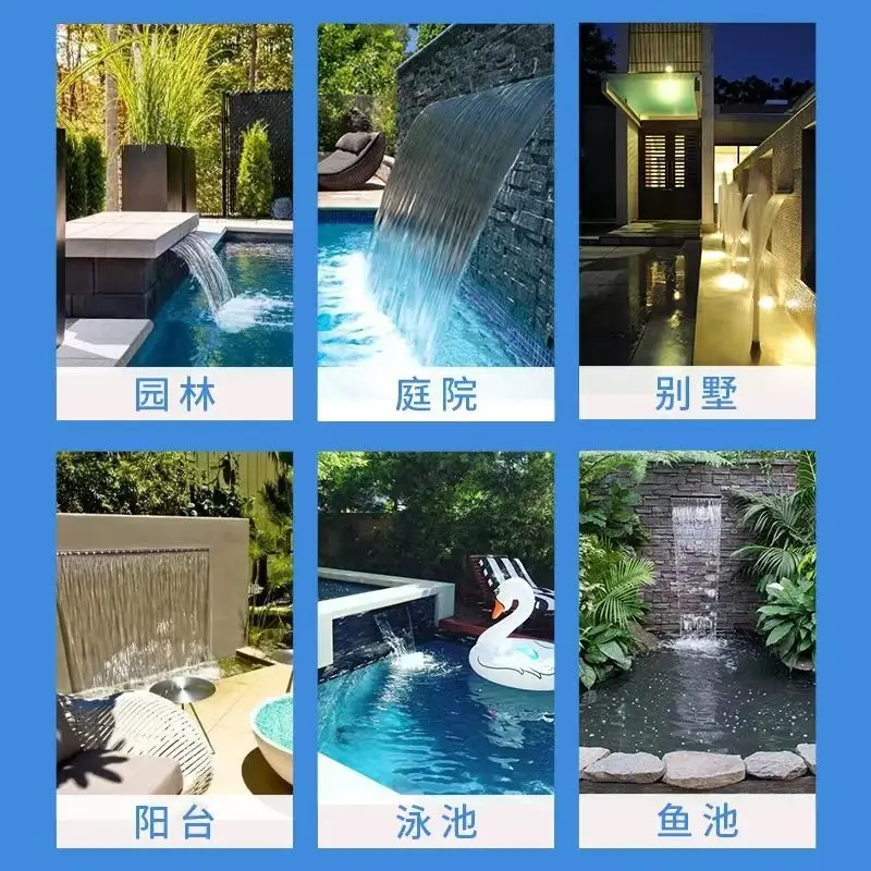 Colorido Waterscape parede Fountain bocal, aço inoxidável Waterscape, Waterscape, Tomada Paisagismo