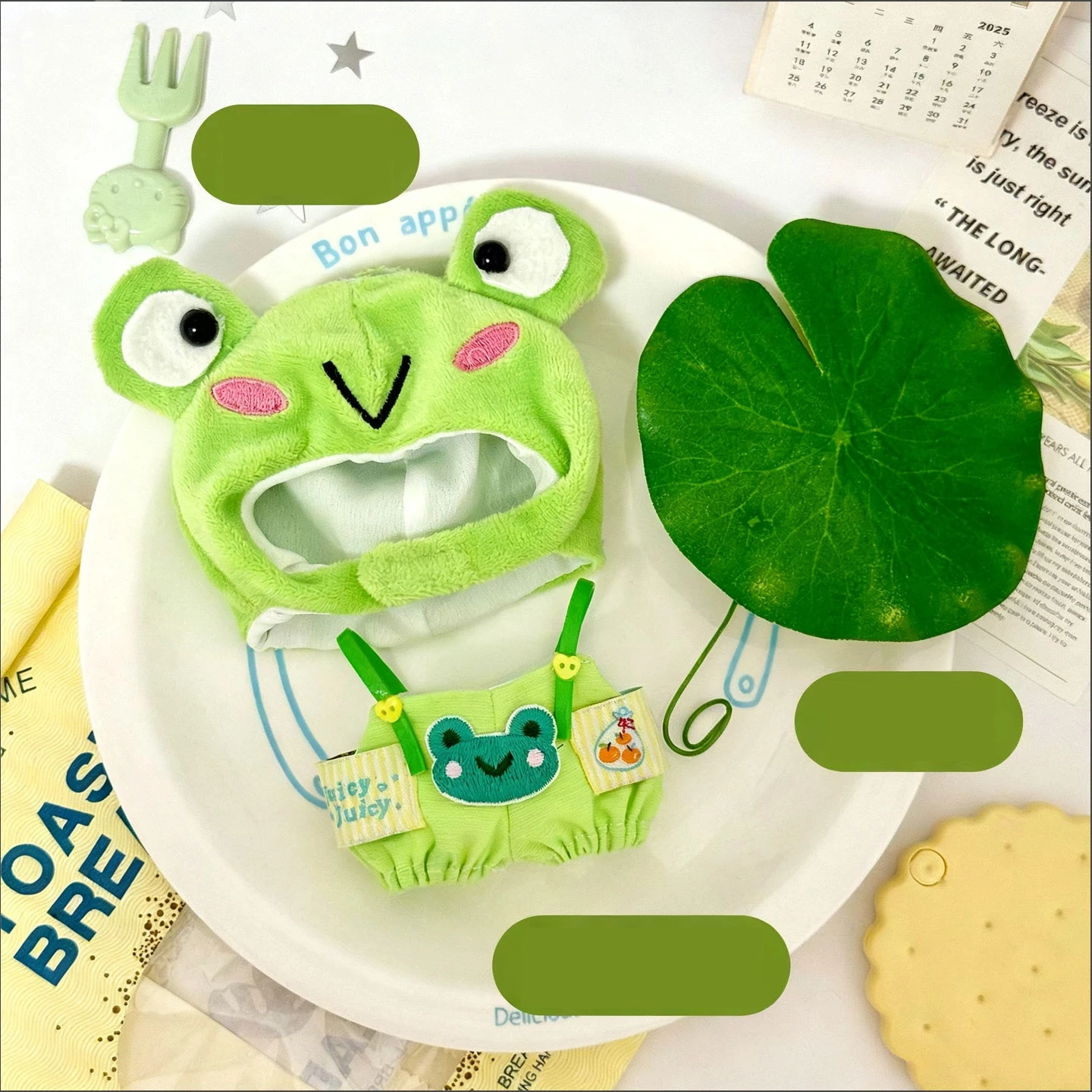 For Labubu Doll Mini Clothing Cute Cartoon Mouse Goofy Cosplay Costume Set Frog Doll House Accessories Birthday Gift Toys