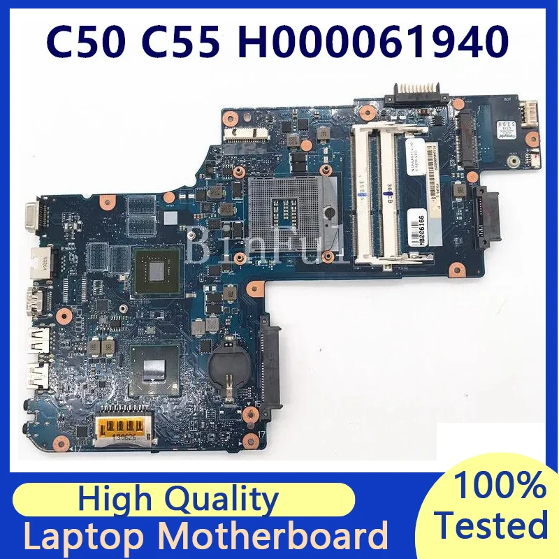 

Mainboard For Toshiba Satellite C50 C55 H000061940 HM76 Laptop Motherboard N11M-GL-B-A2 100% Full Tested Working Well