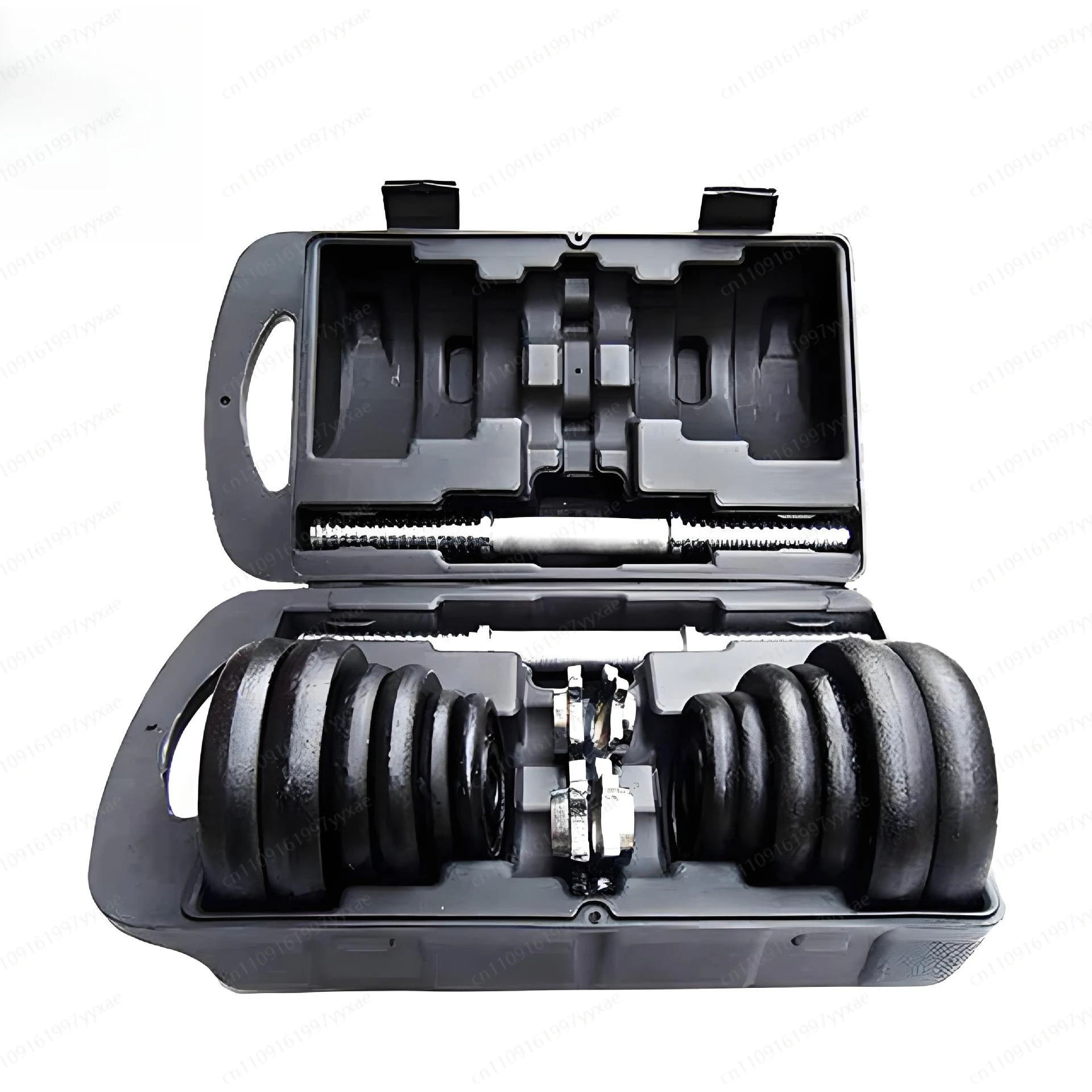 Paint dumbbell gift box Men and women's household adjustable weight dumbbell pieces Fitness equipment becomes barbell