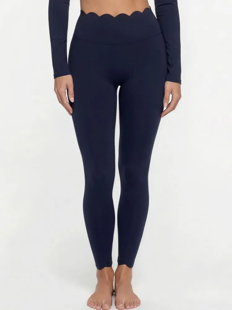 Soft Motion Straight Leg Bottoms Women's High Waist Yoga Pants GYM Leggings Naked Feel Pilates Running Sports Trousers Leggings