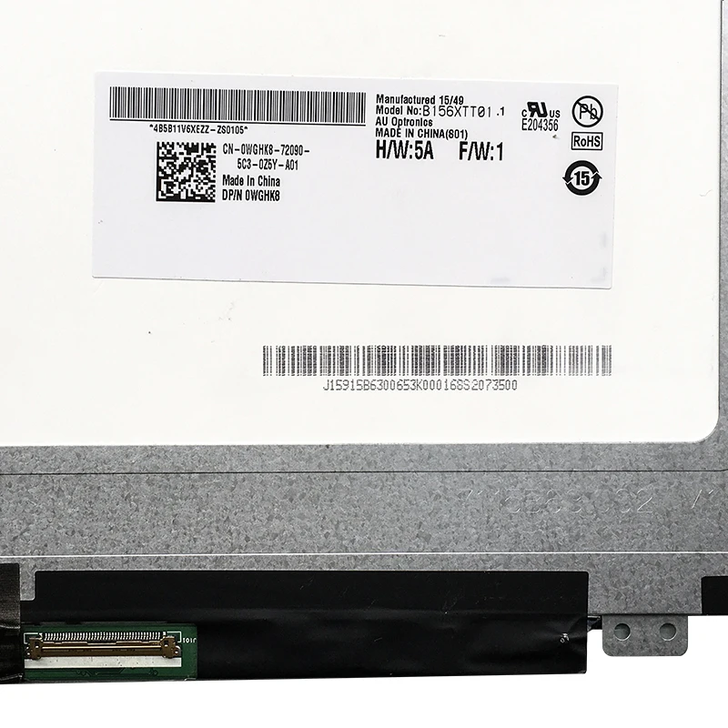 Imagem -04 - Laptop B156xtt01.1 Ltn156at36-d01 Tela Sensível ao Toque para Dell Inspiron 3000 Series 153541 3542 3543 5547 5548 15.6